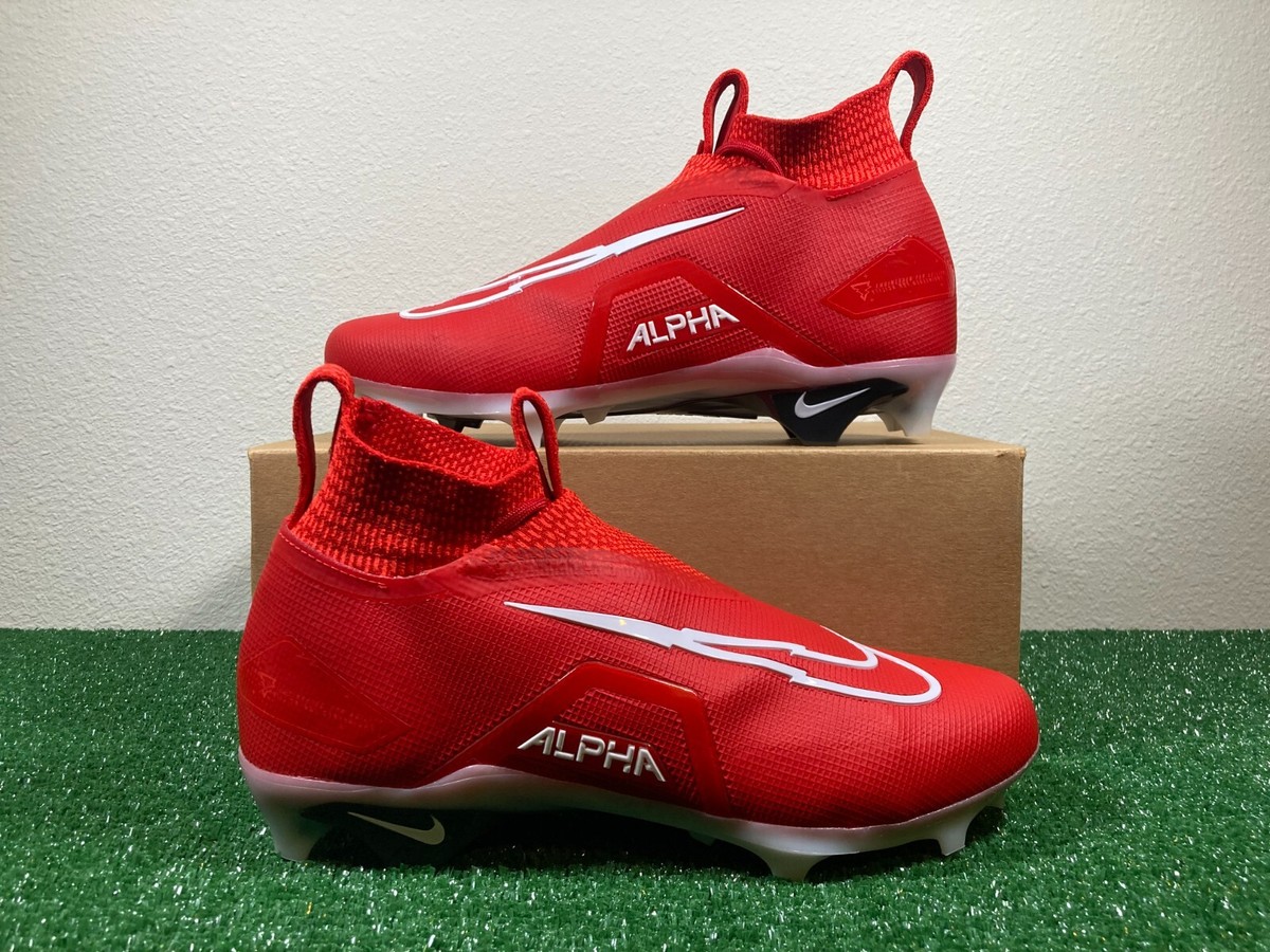 Nike Alpha Menace Elite 3 Football Cleats Mens Size 10 University Red CT6648-616 Nike Alpha Menace Elite 3 Football Cleats University Red  main image 3