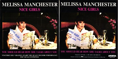 MELISSA MANCHESTER    NICE GIRLS // YOU SHOULD HEAR HOW SHE TALKS ABOUT YOU 