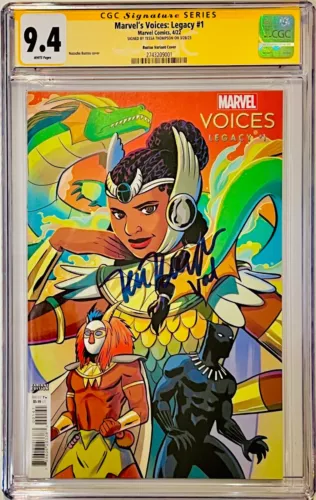 CGC Signature Series Signed Tessa Thompson Marvel's Voices Legacy #1 Graded 9.4