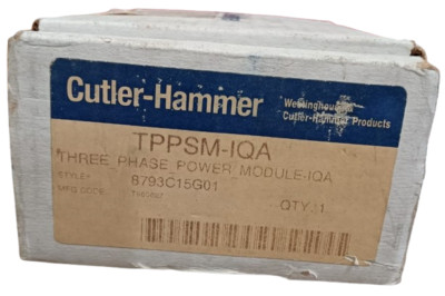 Cutler-Hammer 8793C15G01 / TPPSM-IQA  Three Phase Power Supply Module NEW