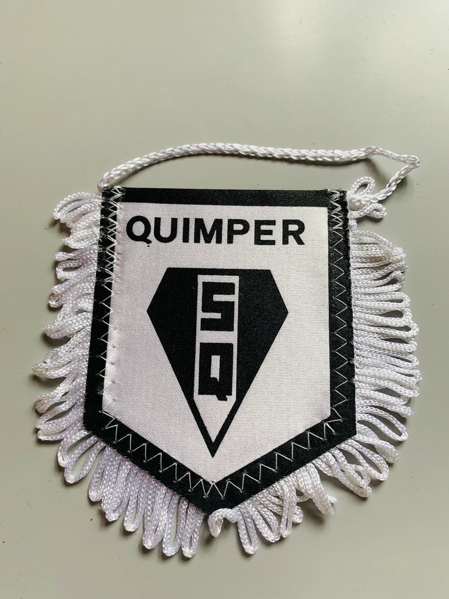 Fanion Vintage Stade Quimper - Pennant Football Français Ancien (avant 2000) - Collection Foot
