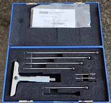 FOWLER 0-6" DEPTH MICROMETER Recently Calibrated 