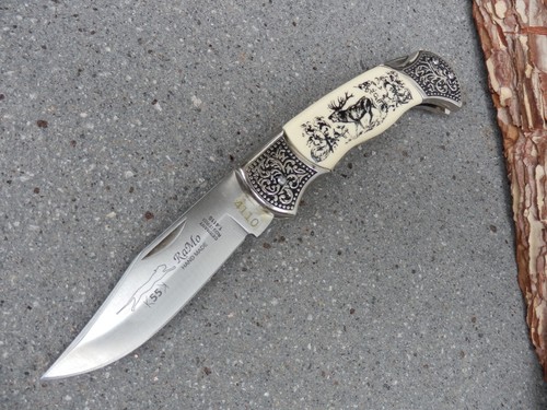 RaMo-Rainer Morsbach Solingen K55K Jagd Sammler Taschenmesser Handmade rostfrei. - Bild 10 von 11