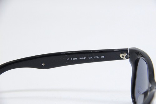 POLICE S 1715 COL. 700B BLACK SILVER MIRROR AUTHENTIC FRAMES SUNGLASSES 50-21 - 第 3/4 張圖片