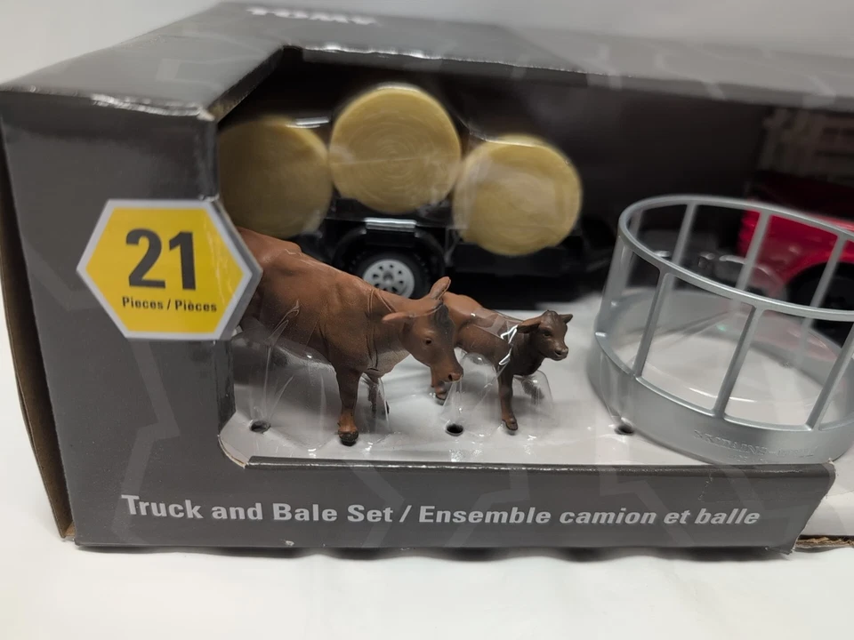 Tomy Truck And Bale Set LP85920 +3 Age NIB Box Has Damage - Image 4 of 4