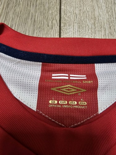 MAGLIA CALCIO ENGLAND 2006 2008 AWAY GERRARD MAGLIA CALCIO L UMBRO - Foto 8 di 10