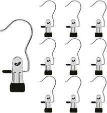 Multi-purpose Hook Clip Hangers 10pcs Closet Organizing Clips Multi-purpose Hook Clip Hangers 10pcs Closet Organizing Clips