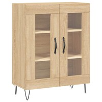 Sideboard Sonoma-Eiche 69,5X34X90 Cm Holzwerkstoff Kommode FüR Wohnzimmer