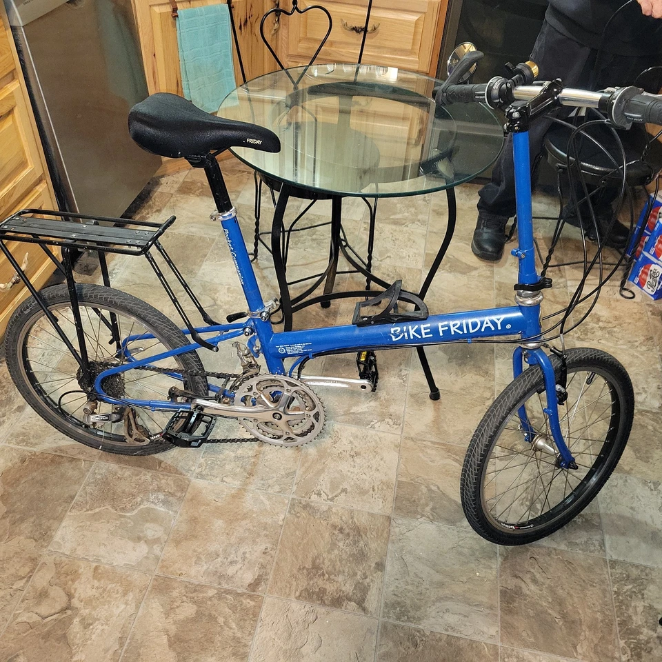 Bike Friday Pocket Companion Black Folding Travel Bike - Image 1 of 4