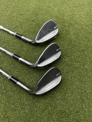 Cleveland RTX56° 60° Titleist VOKEY52° Cleveland RTX 3 Wedges Set, 60-56-52, RH, Steel Shaft, Lob