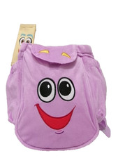 Dora the Explorer Dora Purple Plush Backpack w Map New