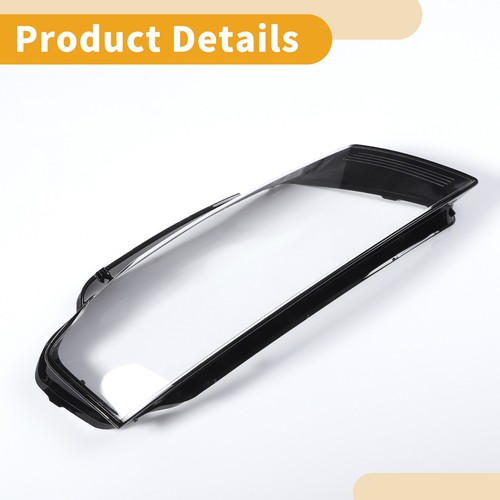 1 Pc Car Front Right Headlight Lens Cover for Audi A3 2009-2012 Pc Clear Black - Picture 5 of 6