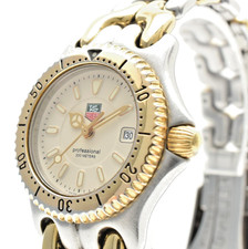 TAG Heuer Sel Professional WG1321-2 Quartz Women's Watch Dial 28mm Vintage JAPAN