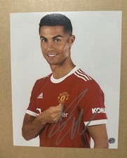 Cristiano Ronaldo Signed/Autographed 8x10 Photo MANCHESTER UNITED MLS w/ COA