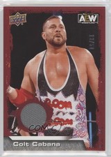 2022 Upper Deck AEW All Elite Wrestling Red Mat Relics 13/50 Colt Cabana #2 bo4