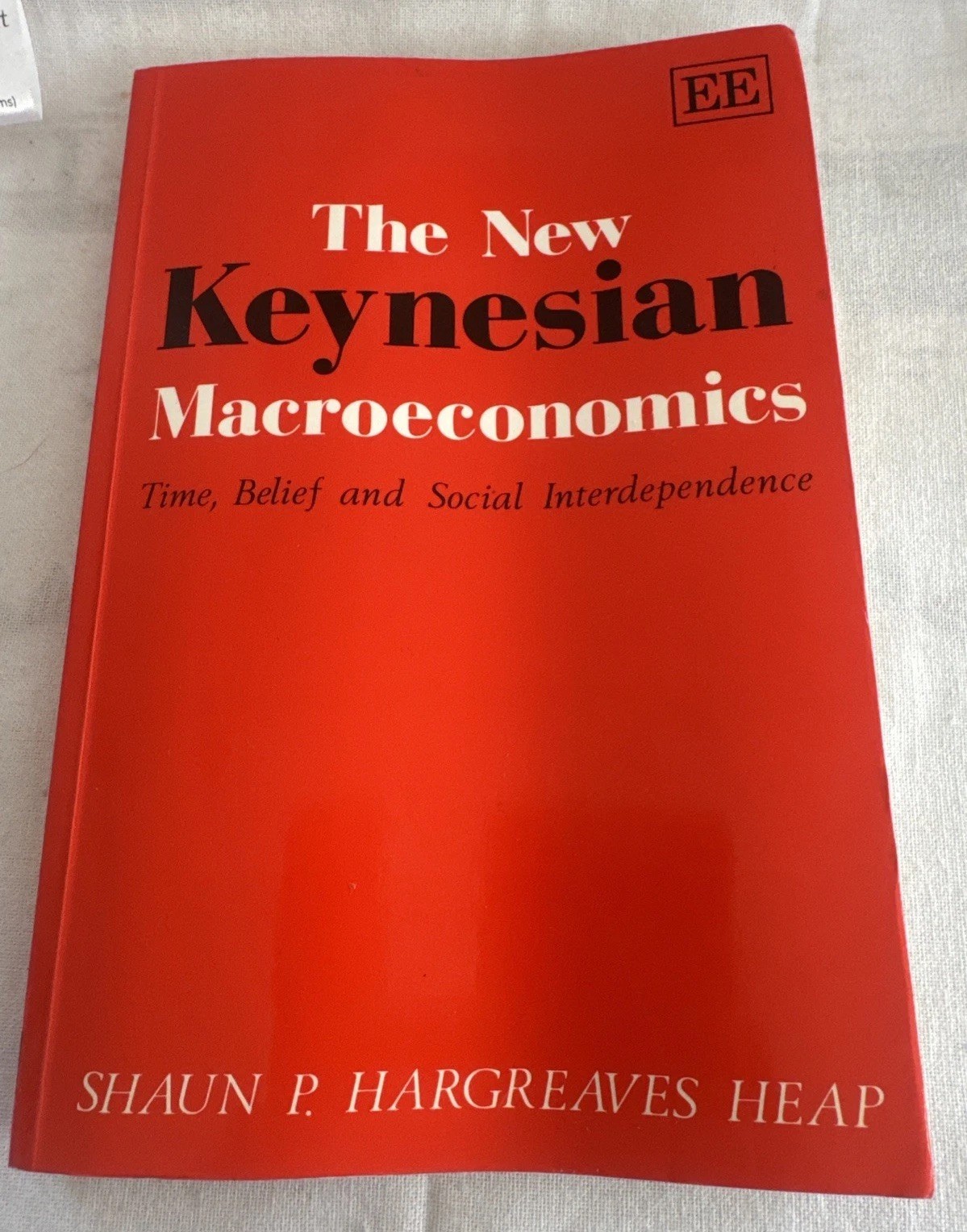 New Keynesian Macroeconomics Hargreaves Heap Economics Textbook