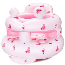 Inflatable Baby Seat for Babies 3-36 Months  Squeaky Sound  Anti-Fall Design...