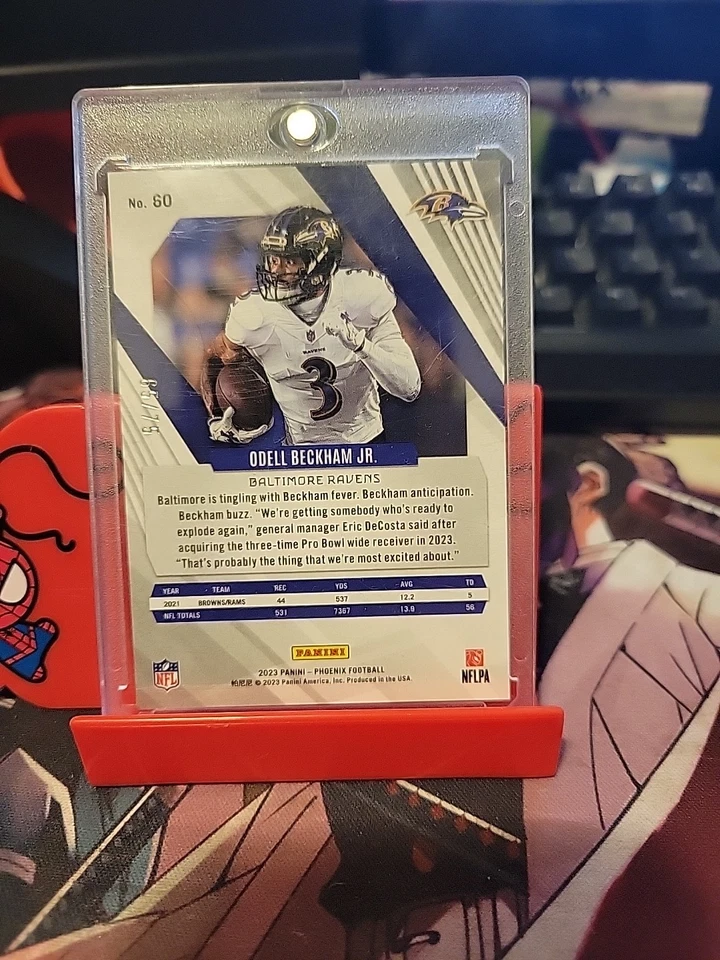 2023 Panini Phoenix - Odell Beckham Jr. #60 Orange /75 - Image 2 of 3