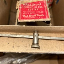 Red Devil No. 263 Circle Glass cutter With Box -2 To 24 Circles With Box