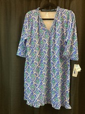 Beachtime By LuluB UPF 50 Large Dress Blue Starfish