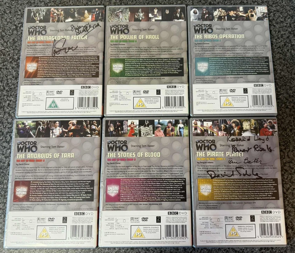 DOCTOR WHO - The Key To Time DVD Box Set 7 Discs Limited Edition *SIGNED BY 31* - Image 3 of 4