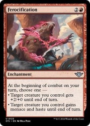 Ferocification Foil - Outlaws of Thunder Junction #123