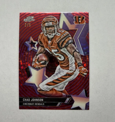 2025 Topps Cosmic Chrome Chad Johnson Red Refractor (RAW)