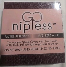 Go Nipless Medical grade silicone nipple covers brown New In sealed package