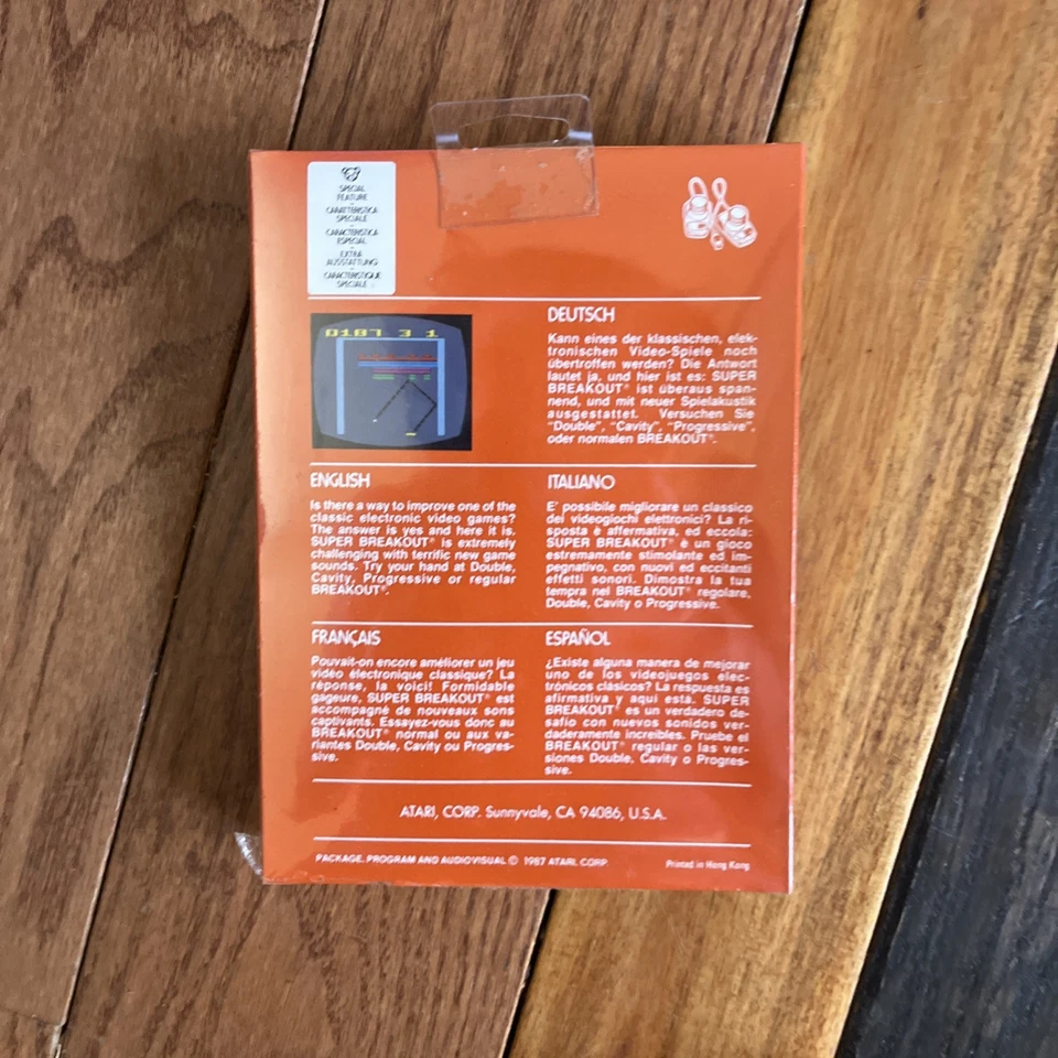 Super Breakout Sealed Atari 2600 - Brand New Box Dented - Image 2 of 2