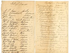 Handwritten List Names Bullskin Township Occu...