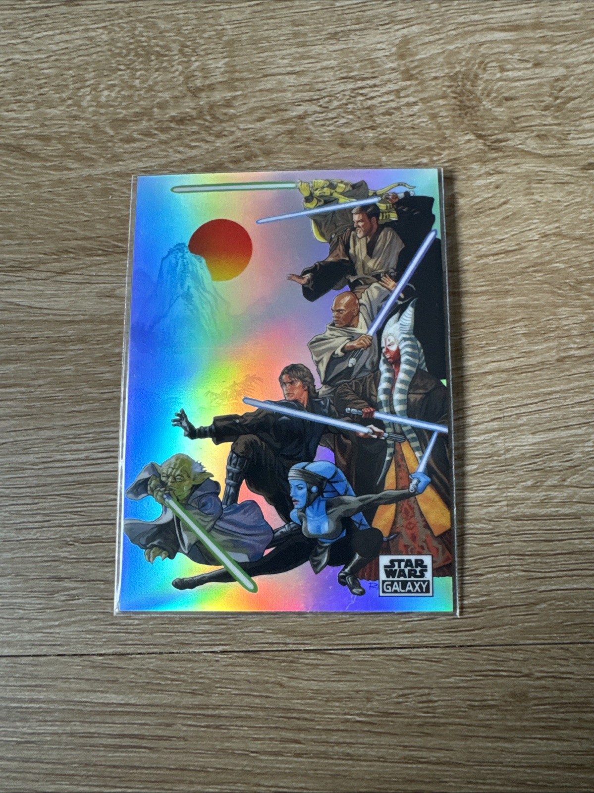 2021 Topps Star Wars Chrome Galaxy Refractor #88 Jedi A La Kurosawa