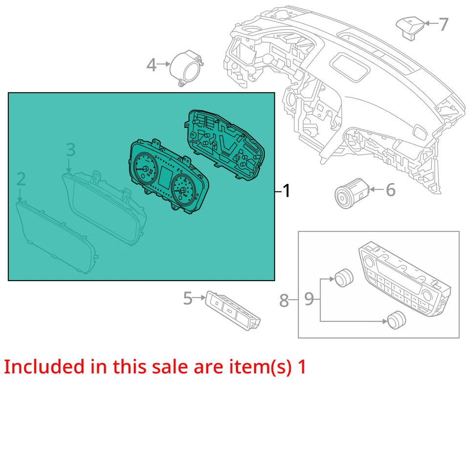 2003-2005 现代索纳塔速度计仪表组仪表 RK8RH — 第 3/4 张图片