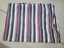 Pottery Barn Kids "Dark Blue Stripes" Twin Duvet