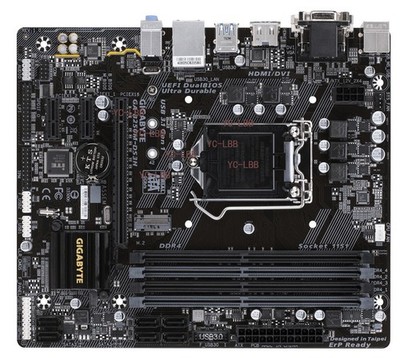 FOR GIGABYTE GA-B250M-DS3H DDR4 64G Micro-ATX LGA1151 Motherboard Test 100%