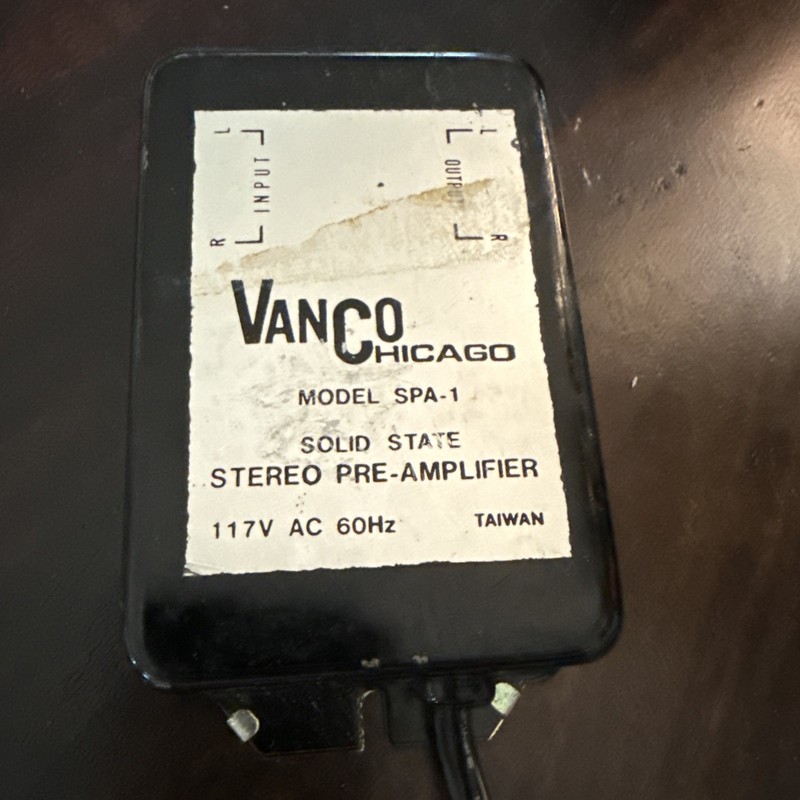 Vanco Chicago Model SPA 1 Solid State Stereo Pre - Amplifier 