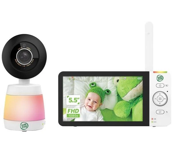 LEAPFROG LF2936FHD 5.5" Smart Video Baby Monitor - Pan & Tilt - White NEW