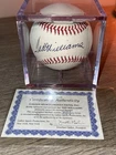 Ted Williams Autographed Baseball Rawlings American League Ball with COA HOF