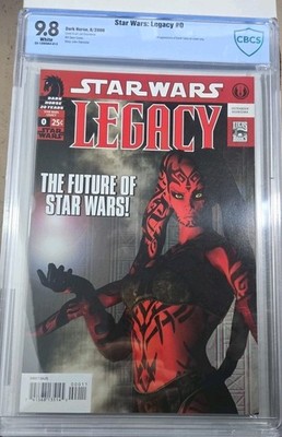 Star Wars Legacy #0 1st App Darth Talon CBCS 9.8 NM+  Maul Shadow Lord  Show   