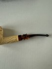 Rare Vintage Meerschaum Tobacco Pipe Hand Carved Eagle Signed Salim w/ Case — photo 4