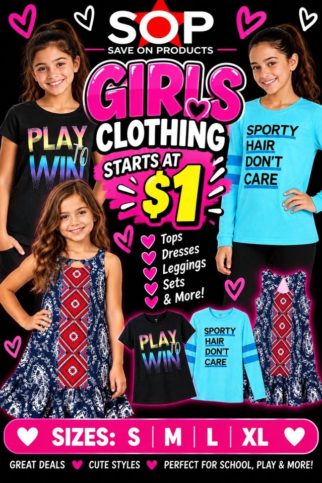 🔥 $1 START! NEW GIRLS CLOTHES | MACY’S BRANDS OVERSTOCK LIVE SALE