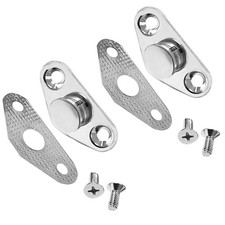 19671970 Mustang 19681977 Bronco Door Striker Pair 2 Set Zinc Plated Dynacorn