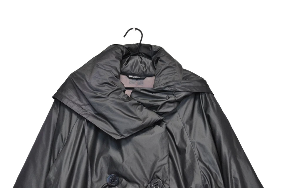 Marimekko Ritva Falla Designer Gray Oversize Women’s Jacket Coat Size M - Image 2 of 4