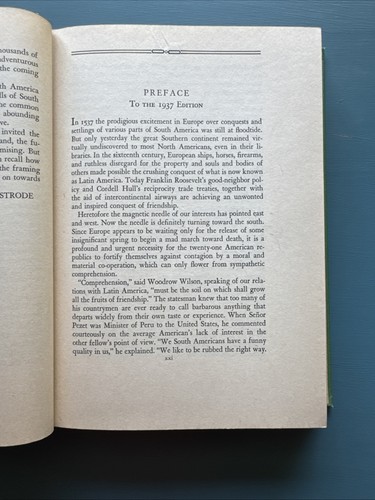 South By Thunderbird Hudson Strode 1945 Revised Ed Vintage Air Travel S. America - Imagen 14 de 23