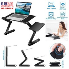 Foldable Laptop Table Stand Lap Sofa Bed Tray Computer Notebook Desk Adjustable