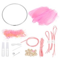 TraumfäNger Zum Selbermachen, Kreis-TraumfäNger Aus Federholz, Rosa