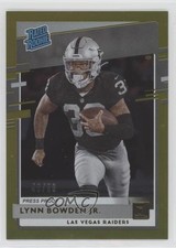2020 Panini Donruss Rated Rookie Press Proof Gold 40/50 Lynn Bowden Jr #332 7i2