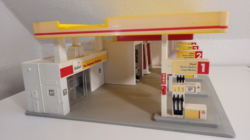 Shell Tankstelle Dickie Toys Modell Spielzeug Auto Geräusche Werkstatt Garage - Bild 11 von 11