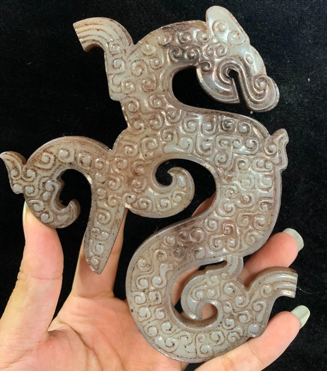 Dragon 白玉中国风雕像、雕像| eBay