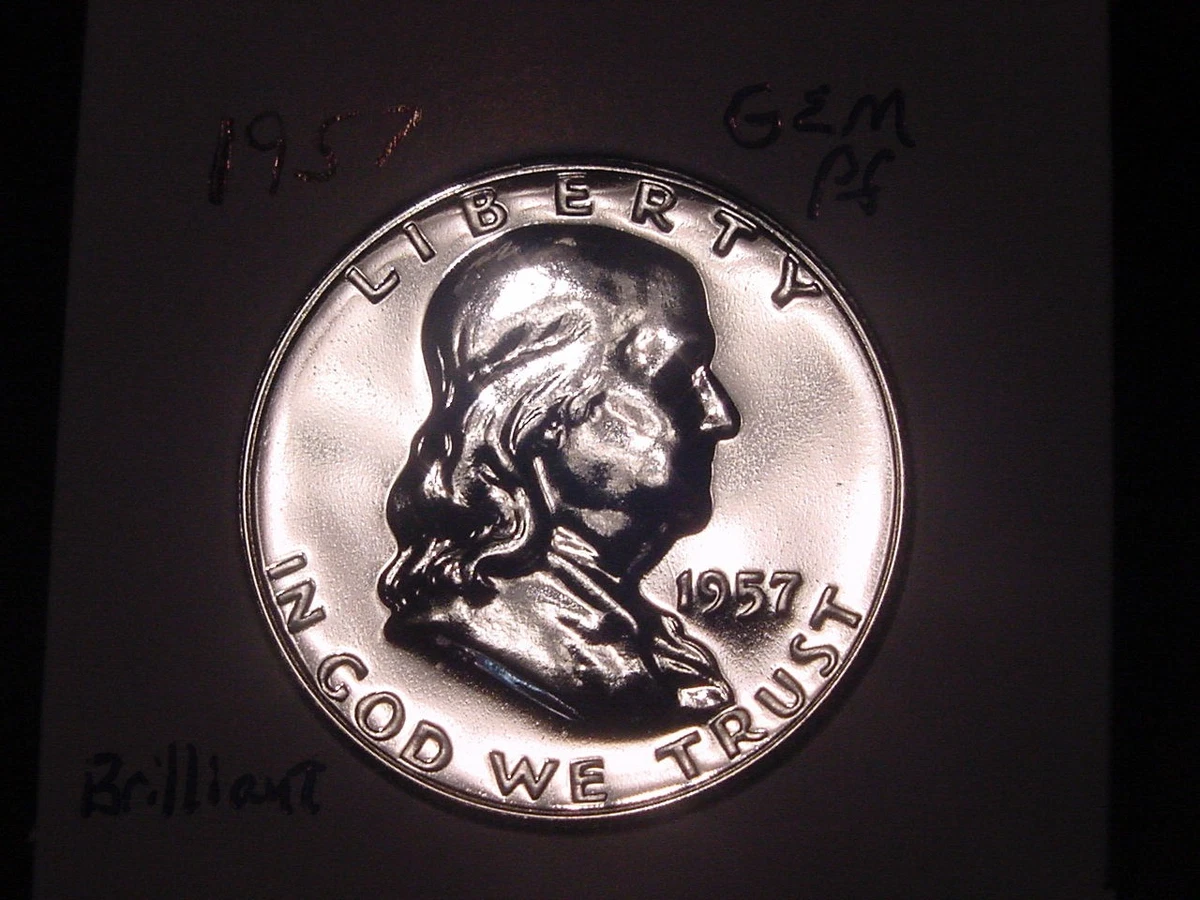 1957 Proof Franklin Half Dollars for sale | eBay