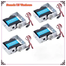4X RDS3235 Digital Servo Motor 35KG Metal Gear U-Shaped Bracket for Robotics DIY